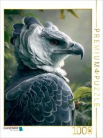 Calvendo Puzzle Harpy - Powerful Gaze | 1000 Pieces, Finished Size 25.2 × 18.9 I