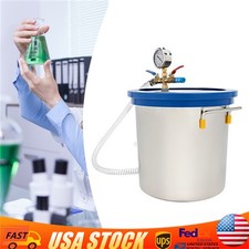 3-Gallon Vacuum Chamber w/ Lid , Degassing Chamber for Stabilizing Wood Epoxies