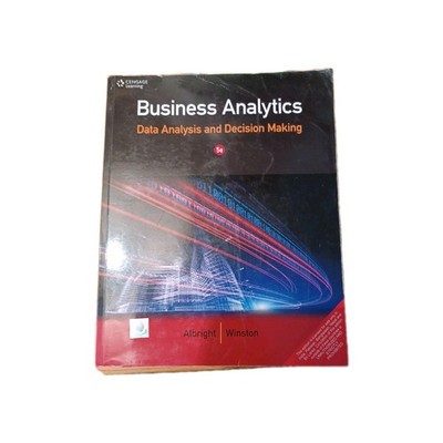 BUSINESS Analytics: DATA Analysis And Decision MAKING