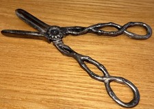 Vintage Silver Plated Grape Cutting Shears Victorian Vineyard Unknown Maker