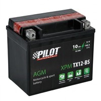 Batteria Pilot 12V AGM 10Ah 160A XPMTX12BS FüR Piaggio Beverly 400 Tourer 08/11