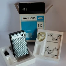 Vintage Pristine Rare Ford Philco T-612  Portable Radio Nib