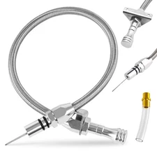 Flexible Stainless Transmission Dipstick For GM Chevy TH350 TH400 Turbo SBC BBC