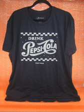 PEPSI COLA Dark Navy Blue Drink Pepsi Cola TRD MKR Mens T-Shirt Size XL