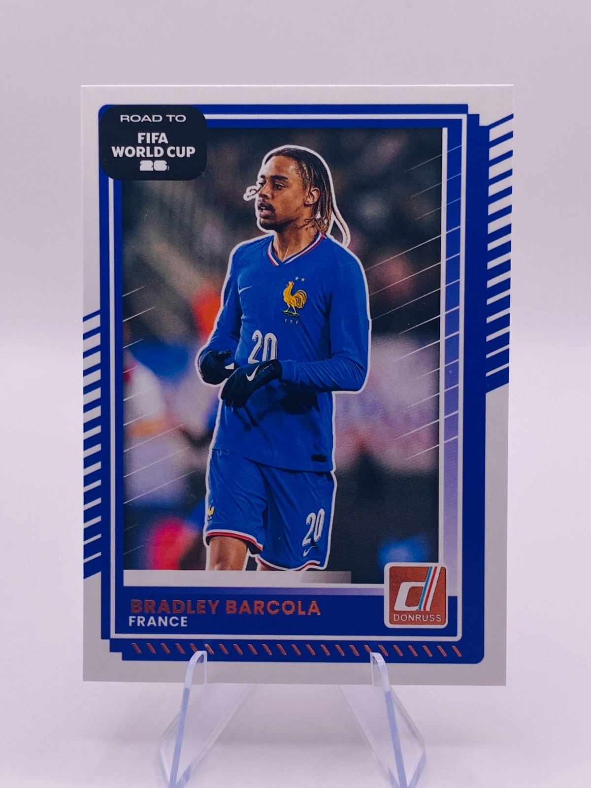 Bradley Barcola 2025-26 Panini Donruss #135 FIFA World Cup France Trading Card