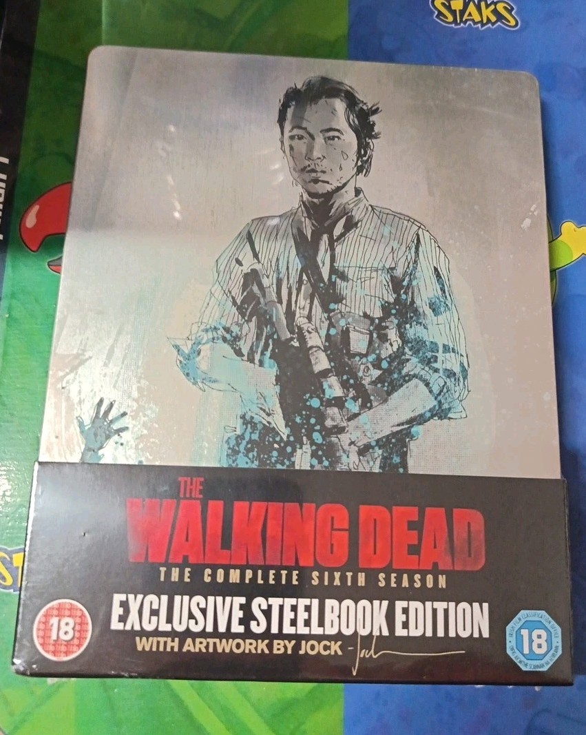 THE WALKING DEAD : THE COMPLETE SIXTH SEASON 6 - UK BLU RAY STEELBOOK - NEW