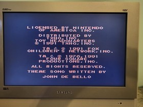 Attack Of The Killer Tomatoes ( Nintendo Nes, 1992) Game & Manual  Only Tested 