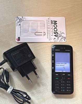 Nokia 5310 XpressMusic Geprüft, Händler, Garantie, Schwarz, Handy, Komplett