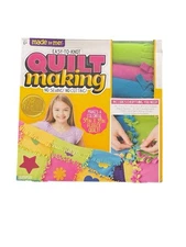 Made By Me Easy to Knot Quilt Making Kit by Horizon Group USA, No Sewing, 59x39