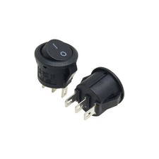 1x KCD1-105 16mm Diameter Small Round Boat Rocker Switch
