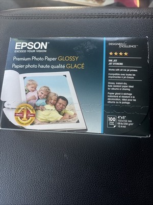 EPSON PREMIUM PHOTO PAPER GLOSSY 4 X 6 (100 SHEETS)
