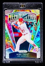 Mike Trout RARE REFRACTOR COLORBLAST HOLO PRIZM INVESTMENT CARD Angels SSP