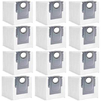 12 Pack Dust Bags Compatible with Xiaomi Roborock S8+ / S8 Pro Ultra S