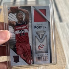 Otto Porter 2013-14 Panini Titanium Retail Rookie Jerseys Card /325 Wizards #63. rookie card picture