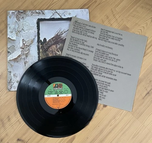 Led Zeppelin IV  Lp Vinyl 1971 Germany 50 008 Peter Grant NICE!