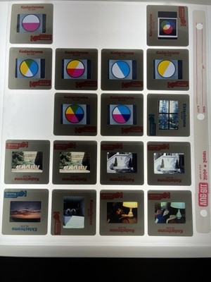 Kodachrome Color Theory Teaching File GE Lighting Institute 96 Slides