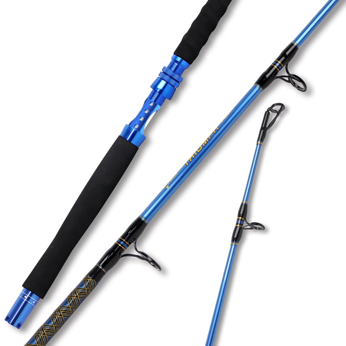 Fiberglass Fishing Rods & Poles with 6 Guides and 1 Pieces for sale | eBay