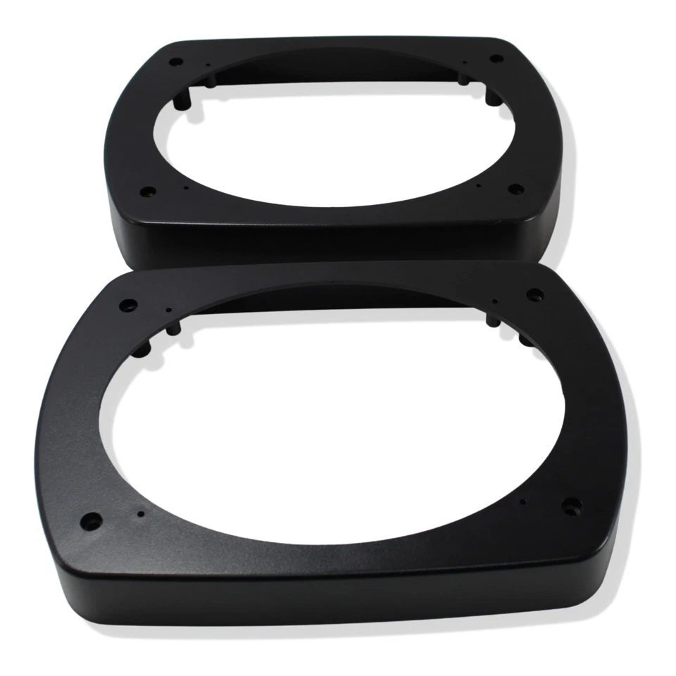 Par de anillos espaciadores de altavoces de plástico ABS negro de 6x9" AP-APMB-RING-69 tubo de audio Foto 2 de 4
