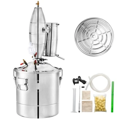 Uimoso Kit de distillation d'eau et de vin avec chaudière 220V 50L - Photo 1/4