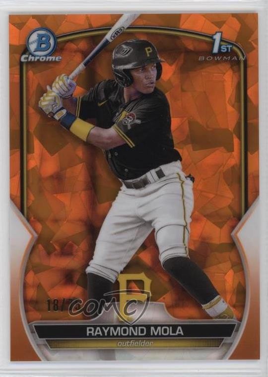 2023 Bowman Chrome Sapphire Edition Prospects Orange /75 Raymond Mola #BCP-198