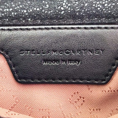 Stella McCartney Falabella Mini Chain Shoulder Bag Black Leather 2Way BC - Picture 9 of 11