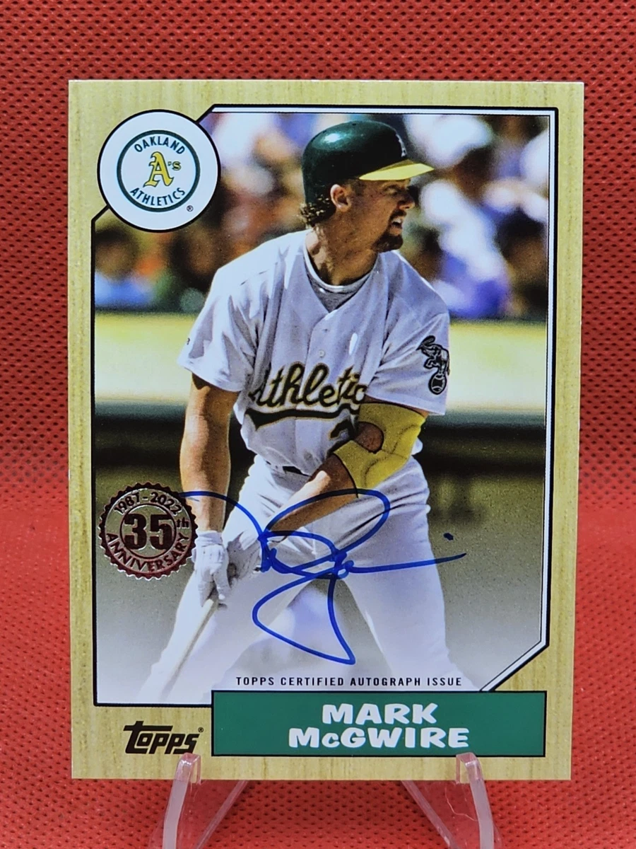 mark mcgwire autograph products for sale | eBay