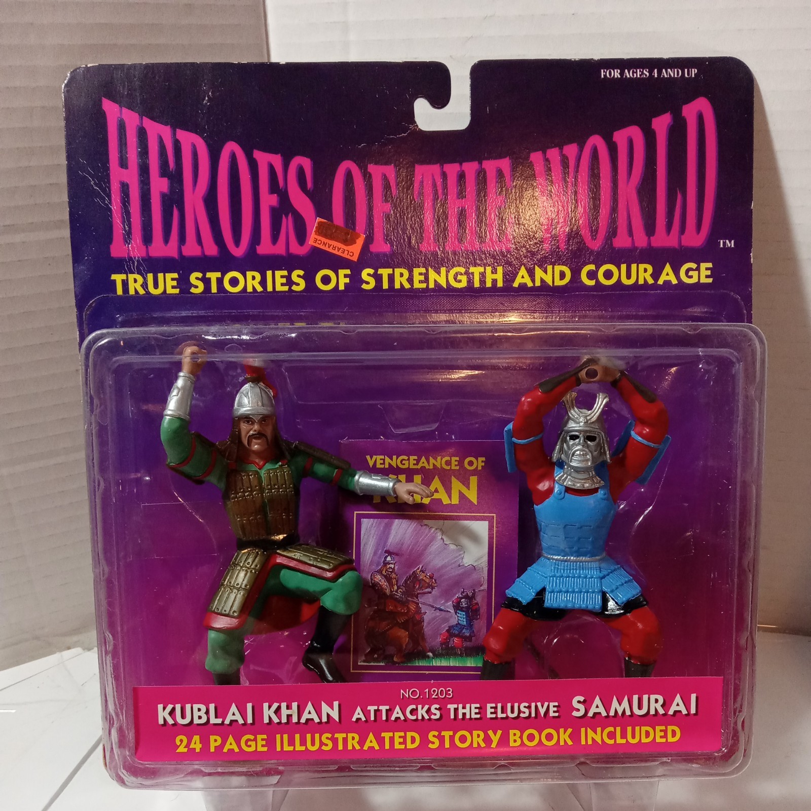 Heroes of the World all different But brand New in the package sealed.