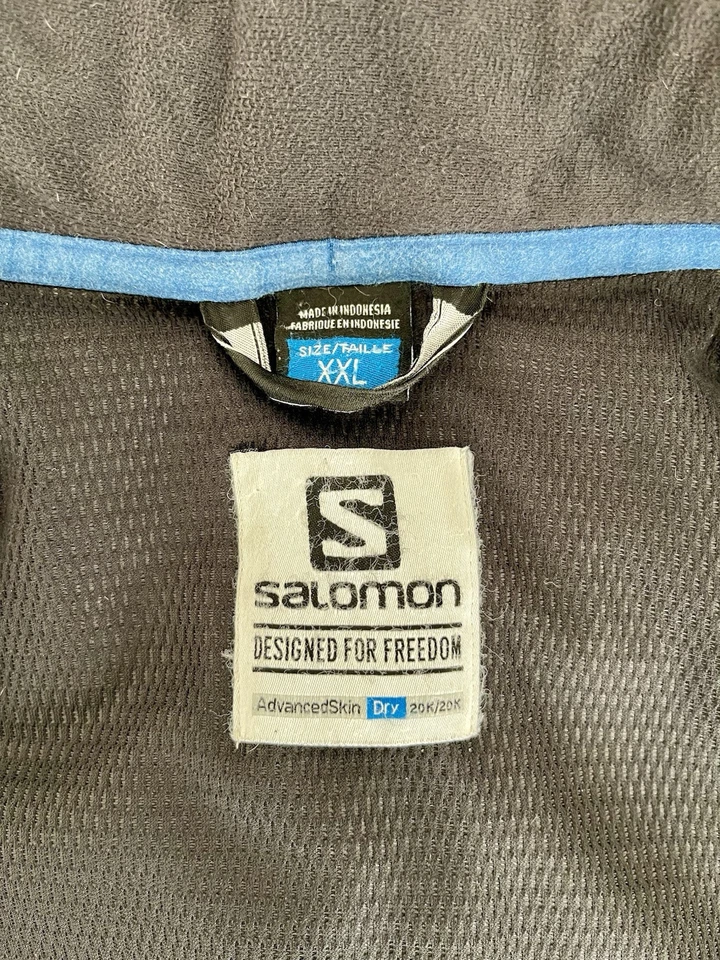 Abrigo Chaqueta de Invierno Salomon XXL Azul Brillante para Hombre - Senderismo Esquí Snowboard Foto 2 de 4