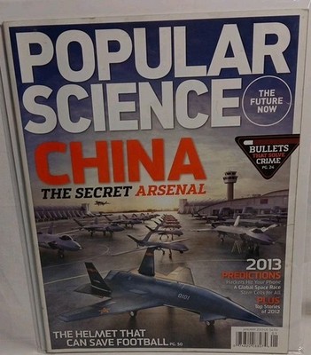 Popular Science Magazine January 2013 China Secret Arsenal Predictions(b-4-L)