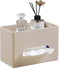 Rectangular Tissue Box Cover PU Leather Tissue Box Holder Rectangle