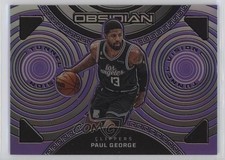 2022 Obsidian Tunnel Vision Electric Etch Purple Flood 3/49 Paul George #7 1b8m