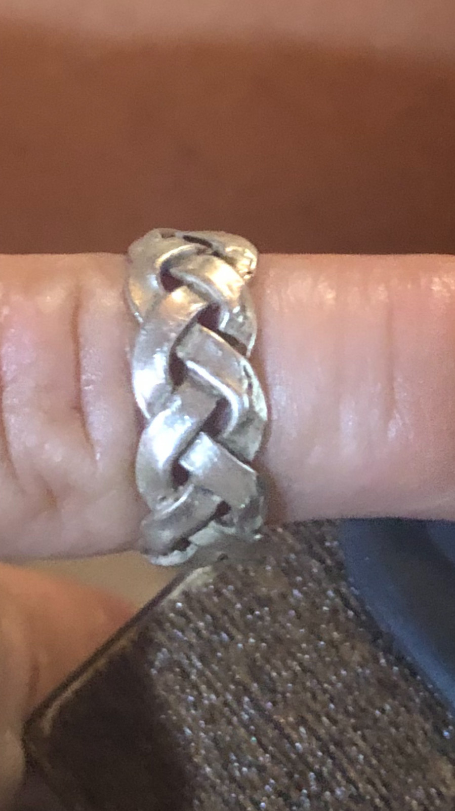 Sterling Silver Braid Ring sizes 5 - image 2