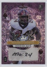 2023 5 Card Draw Stacked Deck Pink Sparkles Foil 1/1 Mohamed Ibrahim Auto 1l2