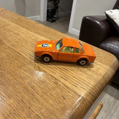 Matchbox Lesney Superfast No45 BMW 3.0 CSL Orange Diecast Car Unboxed D4.