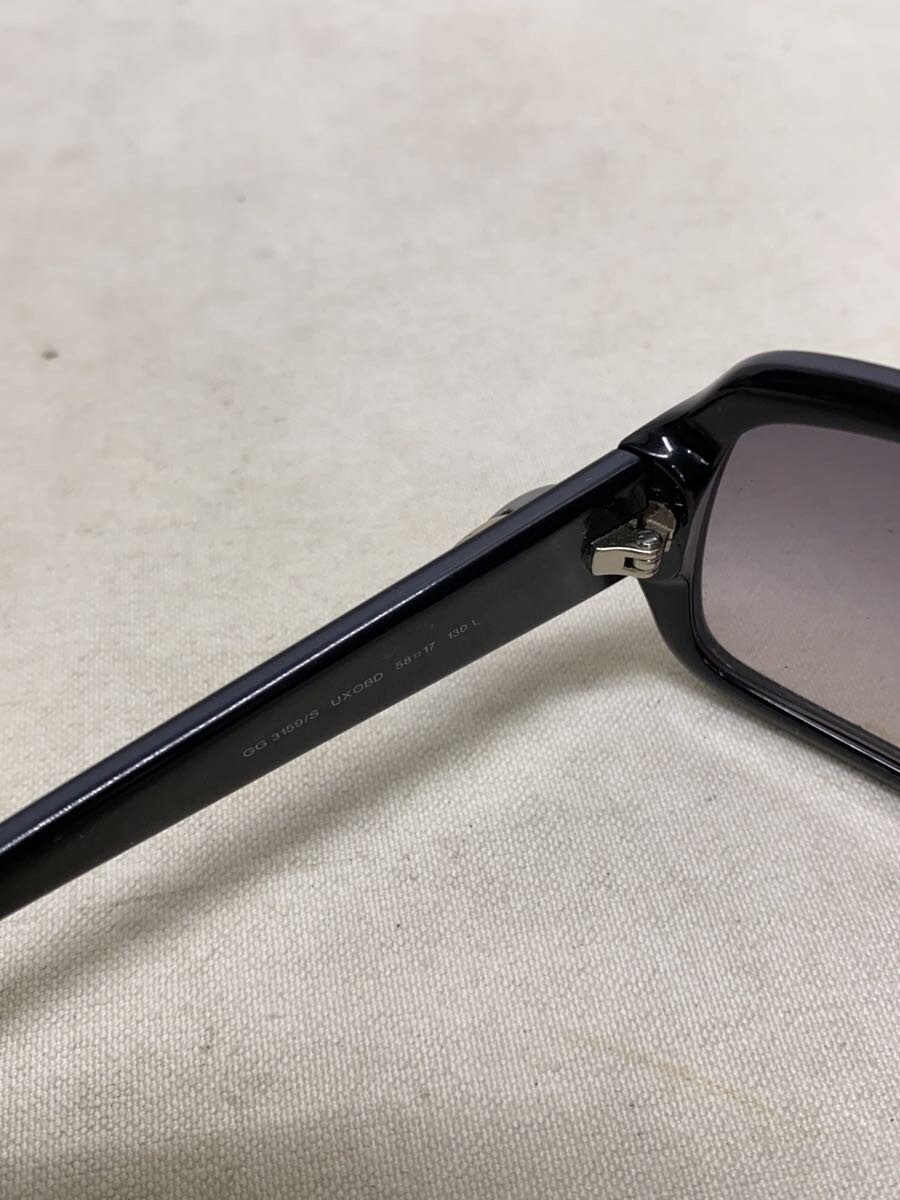 GUCCI GG3159/S Black Rectangle Interlocking G Log… - image 6