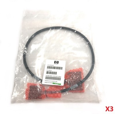 Lot of 3 NEW OEM HP 416703-001 68-Pin VHDCI to HD Male SCSI Cables 1m