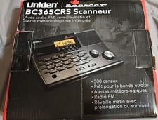 Uniden Bearcat BC365CRS Scanner, 500 Channels, FM Radio, Alarm Clock