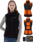 Hecusma Heated Fleece Vest Gilet Body Warmer 16000mAh 7.4V Battery Included