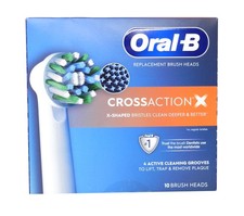 Oral-B Cross Action Replacement Brush Heads 10 Count