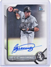 2022 Bowman - Enoy Jimenez 1st Prospect Autograph White Sox