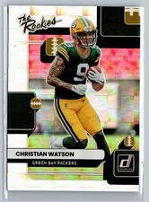 2022 Donruss The Rookies #TR-19 Christian Watson Cracked Ice