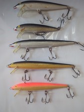 Lot Of 5 Rapala 2 Countdown 3 Floating. Gold ...