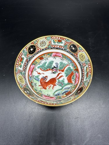 Vtg P.C.T. Japanese Porcelain Rice Bowl 4.5" Dragon Hand Decorated Hong Kong - Bild 6 von 11