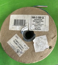 NUTONE Intercom 3 Conductor Ribbon Cable IW-3-200-UL Installation Cable wire