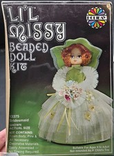 Vintage Bridesmaid Li  l Missy Beaded Doll Kit Sealed New Holiday Wedding 13375