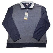 Ted Baker Quarter Zip Men  s Textured Pullover NWT Size 2XL