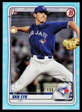 2020 Bowman Draft #BD-93 CJ Van Eyk Sky Blue Sky Blue