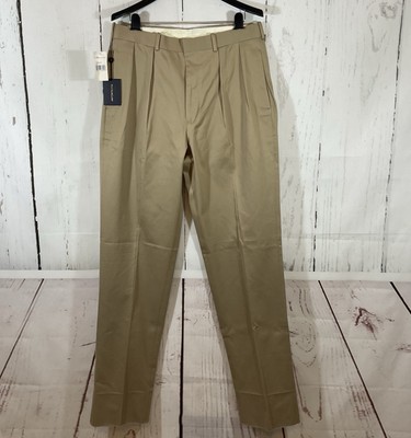 Vintage Deadstock Polo Ralph Lauren Chino Pants Men 35 Pleated