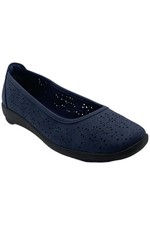 Easy Spirit Women's Alessia Casual Slip-On Ballet Flats Navy