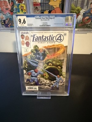 Fantastic Four: First Steps #1 CGC 9.6 Cover A by Phil Noto Marvel Comics  2025